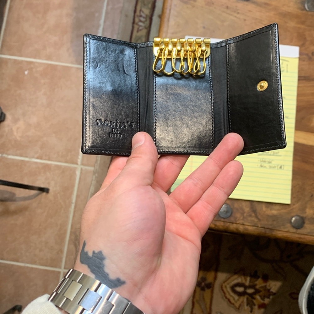 Maxim’s De Paris Leather Valet